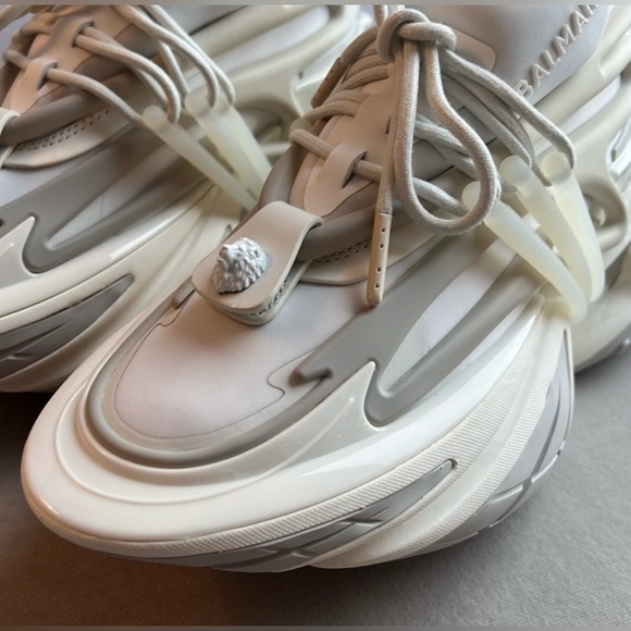 Balmain Unicorn Sneaker Blanc Women's Shoes - Picture 5 of 5